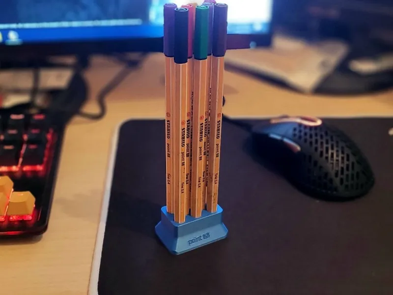 Pen Holder for Stabilo point 88 Compact Desk Stand