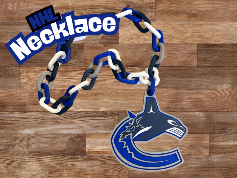 NHL Teams Chain Necklace - Vancouver Canucks