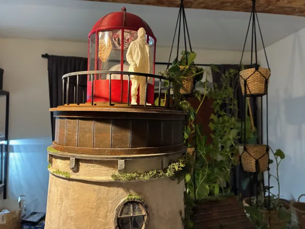 Figurine gardien de phare pour diorama