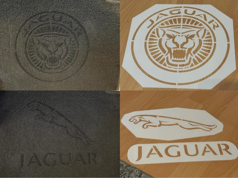 Jaguar Schablone - Detailing