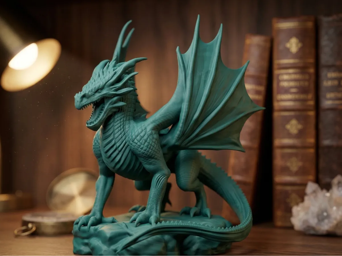 Epic Guardian Dragon Statue - Free 3D Print Model - MakerWorld