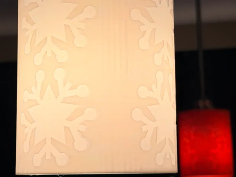 Snowflake Pendant Lampshade