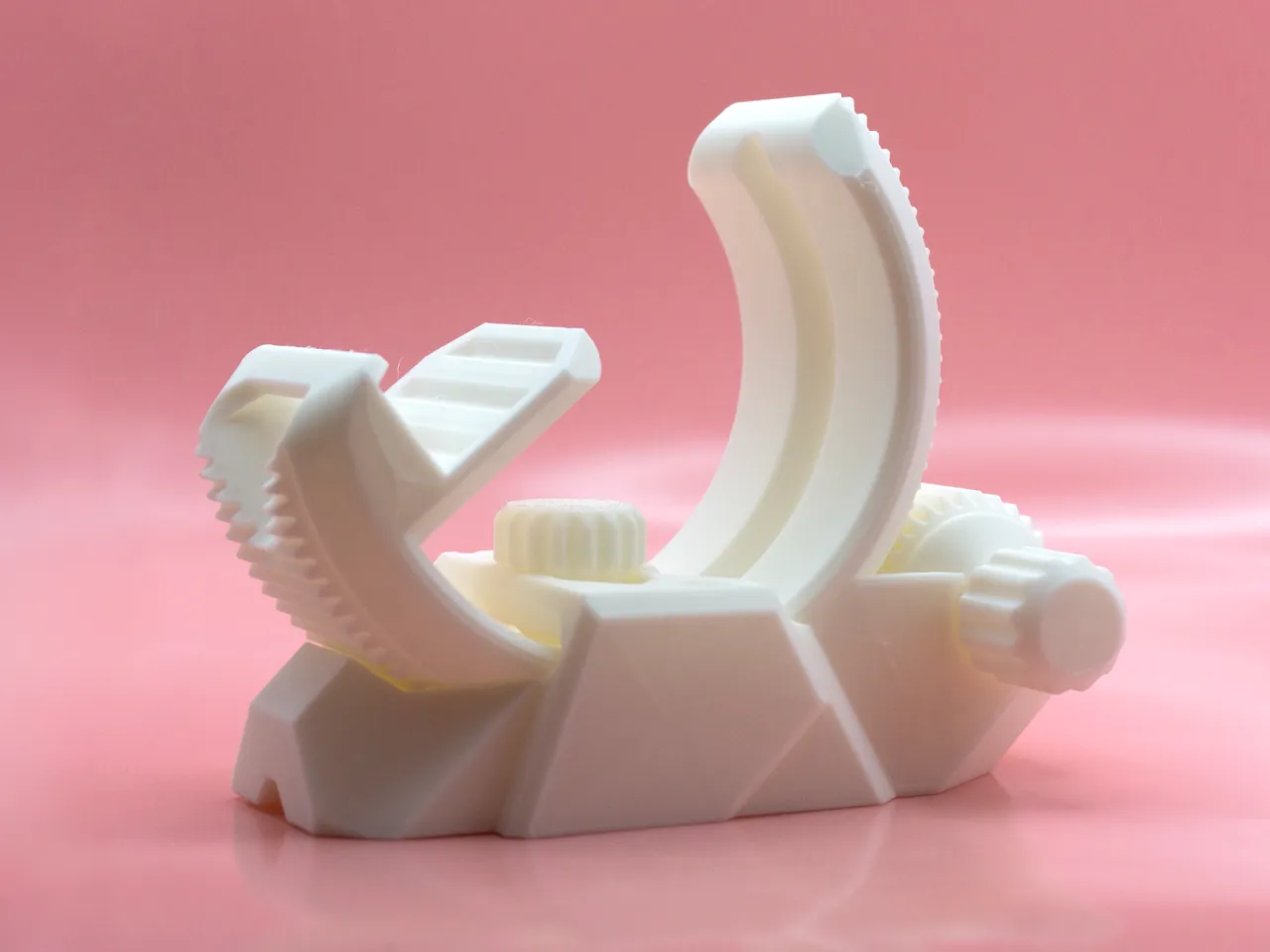 Gear Phone Stand With Lock Bolt by Pork3D.com view 2