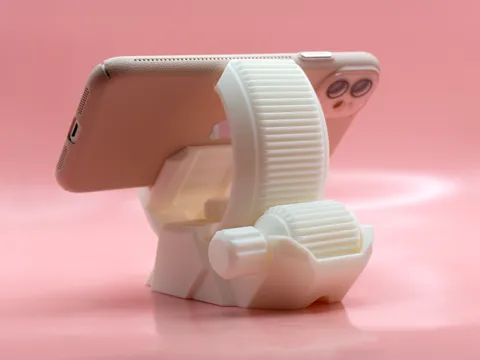 Gear Phone Stand With Lock Bolt by Pork3D.com view 4