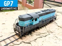 Locomotive miniature GP7 — photo 1
