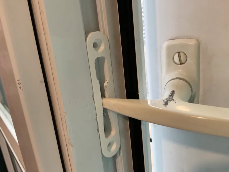 window frame handle support replacement part