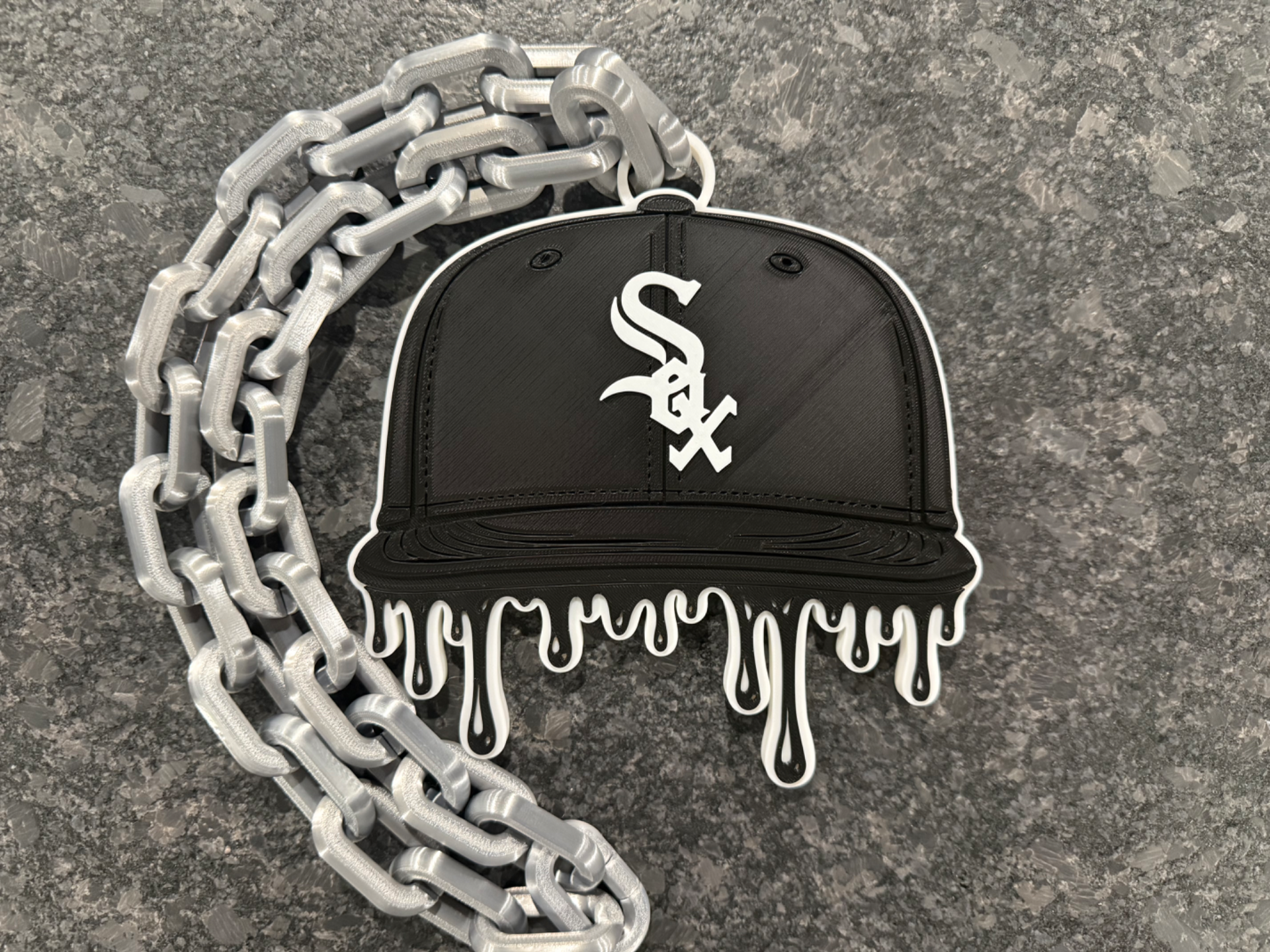 Chicago White Sox Drip Baseball Cap Hype Chain