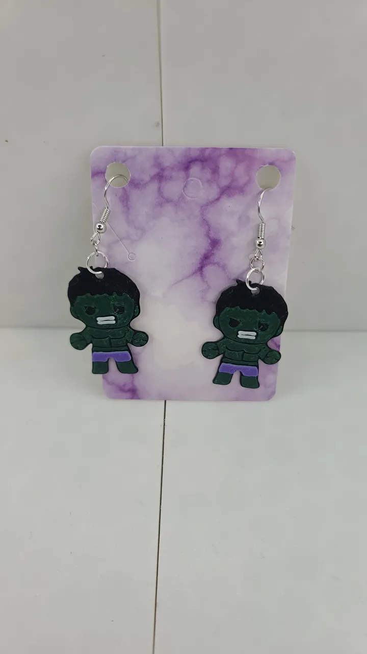 Hulk Earring view 2