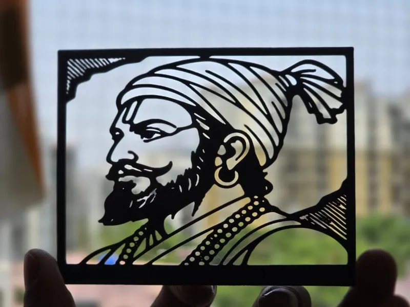 Chhatrapati Shivaji Maharaj Silhouette Stand