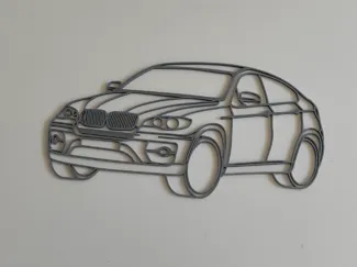 DAY 72. BMW X6 E71 Wall Car