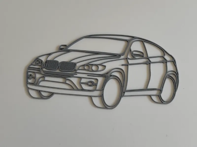 DAY 72. BMW X6 E71 Wall Car