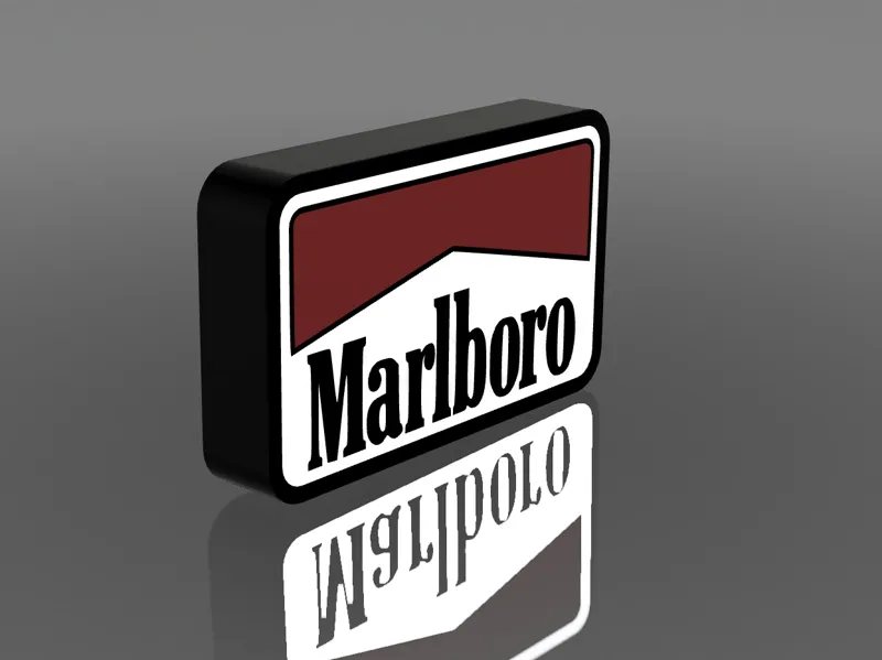 Old Marlboro lightbox