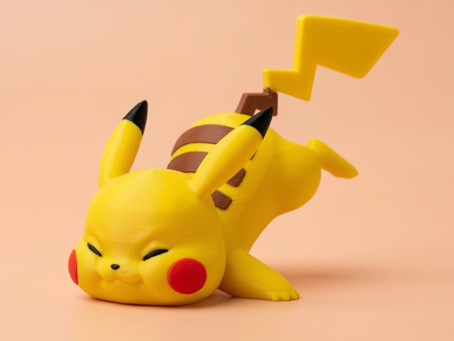 Pikachu Face Plant - Pokemon Figure Fan-Art