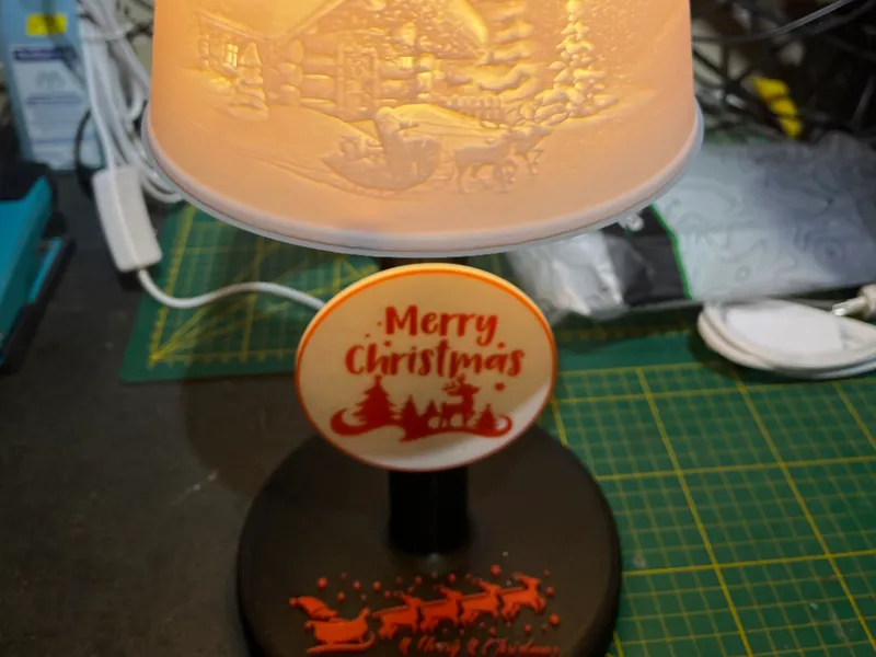 lampe de noel