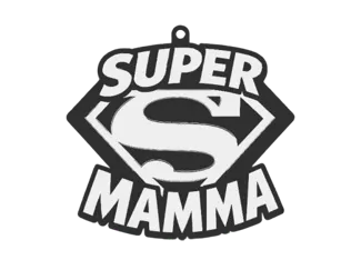 llavero super mamma