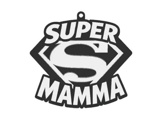 llavero super mamma