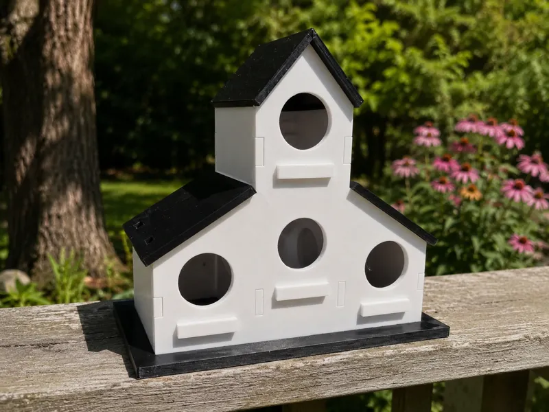 Small Bird House Mansion -Snap together