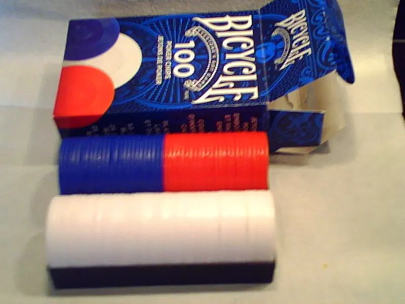 Poker chip holder & box (Bicycle sized 100 chips)