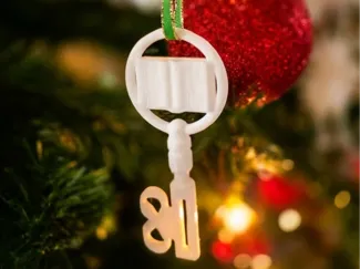 Christmas tree ornaments - keys