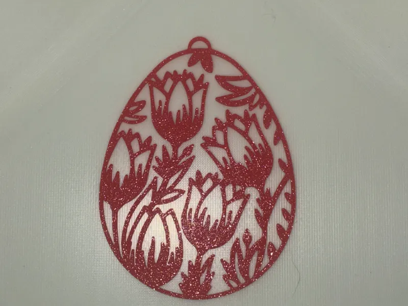 Easter Decoration - Tulips in an egg