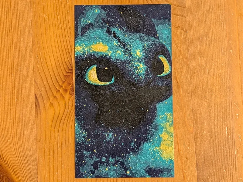 Staring Toothless - Green Edition