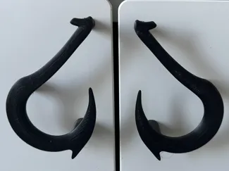 Türgriff Angelhaken / Door handle fishing hook