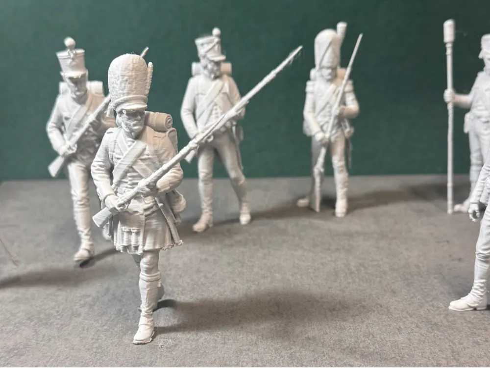 Figura decorativa: NAPOLEONIC WAR 7 Soldiers Vol 1 NAP-ARMY-001. Referencia del modelo original.