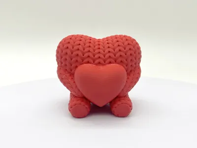 Valentine's Day Cute Knitted Heart Decor Gifts