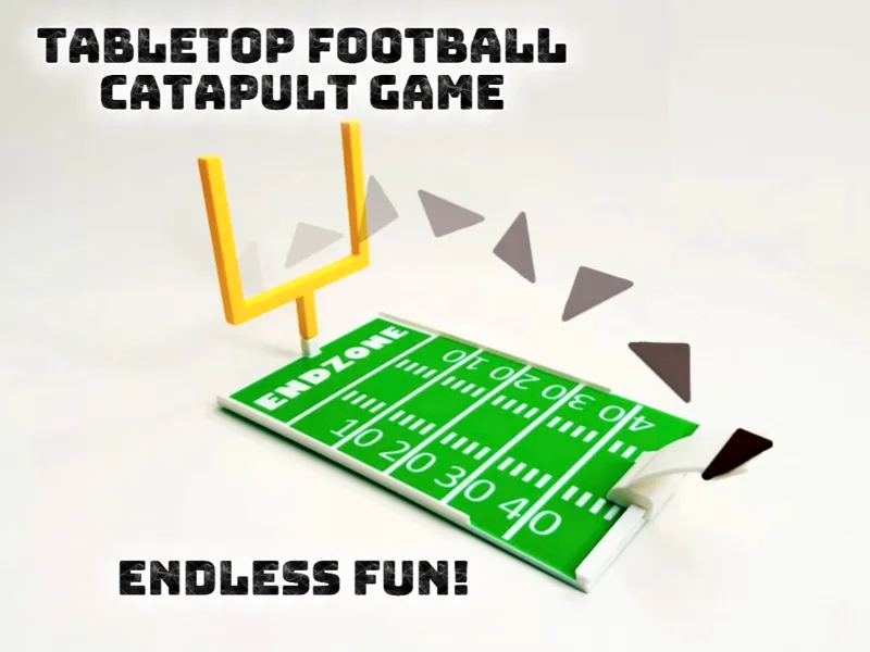 Tabletop Football Catapult Game