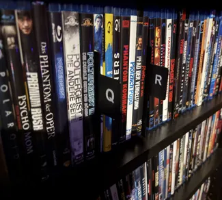 Blu-Ray/DVD Organizer Buchstaben/Trennblätter A-Z