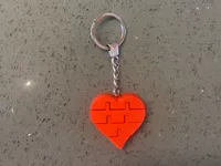 Porte-clés cœur flexible — photo 2