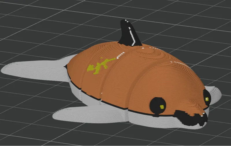 articulating pumpkin dolphin