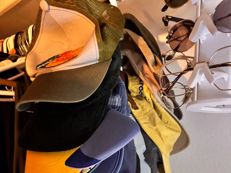 Modular Closet Hanger for Hats (A1 Mini Optimized)