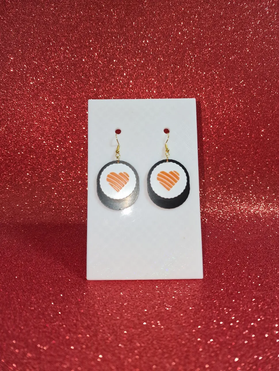 Sushi love earrings view 2