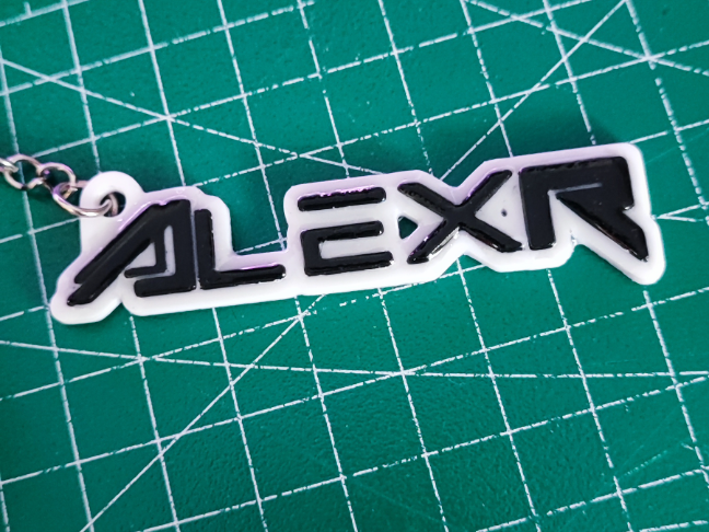 porte clé logo DJ 'AlexR'