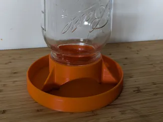 Chicken Feeder - Ball Wide Mouth Jar