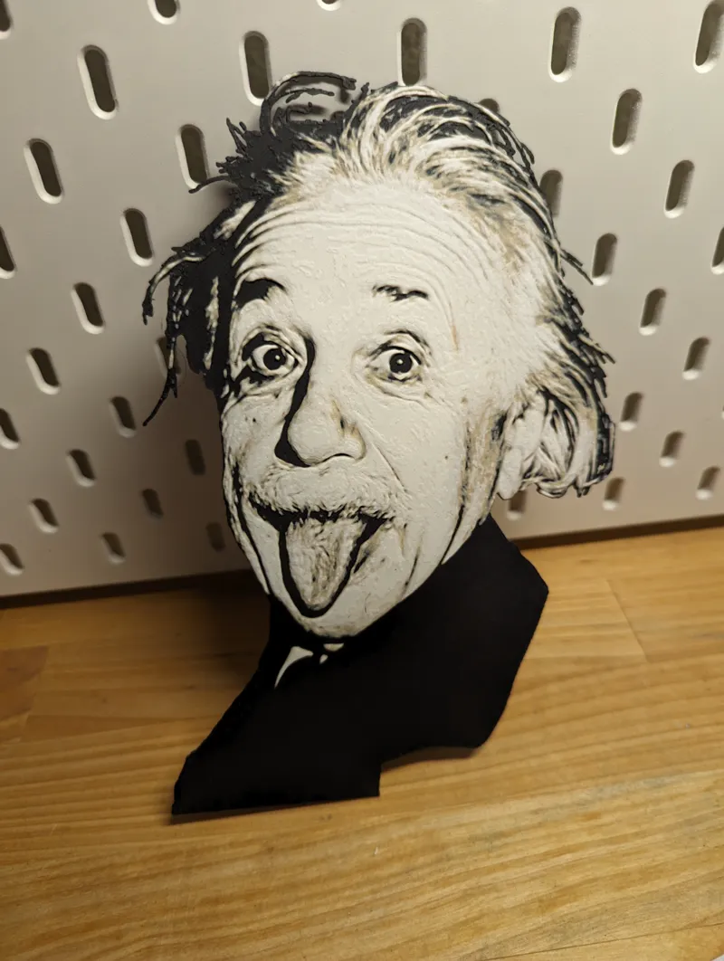 Hueforge - Albert Einstein
