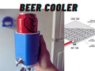 Beer Cooler - Peltier Powered mini Refrigerator
