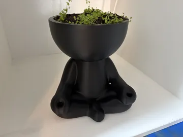 Maceta decorativa: Buddy Planter - Meditating — vista de referencia 4