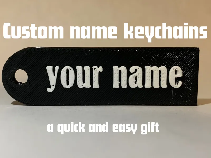 custom name keychains