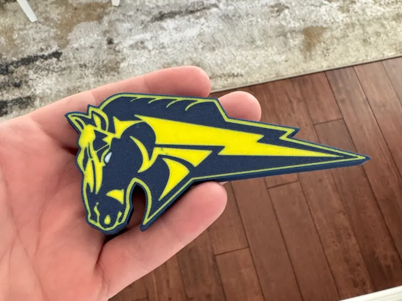 Portage Central Mustangs Logo