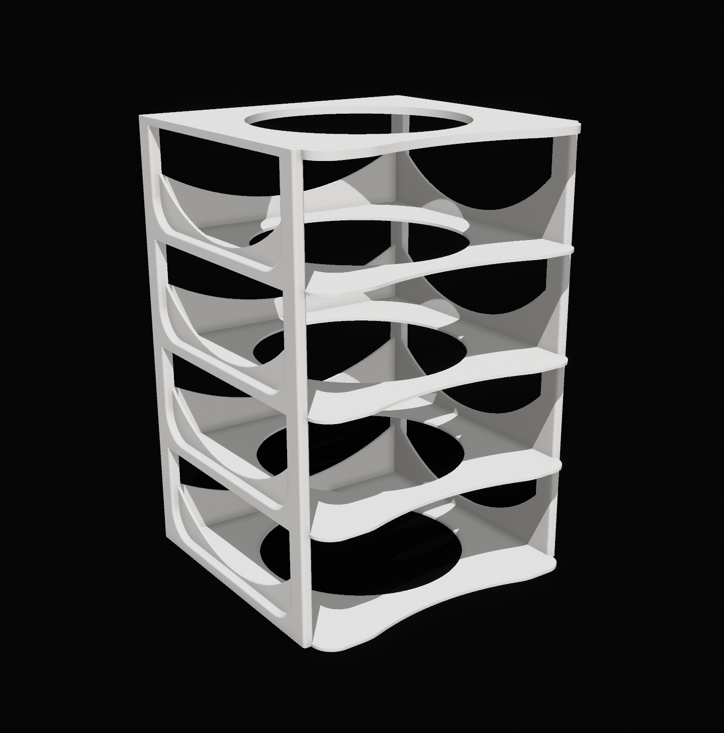 Miniatura 2 do modelo 3D 拓竹无盘耗材盒抽屉收纳架（耗材降价更新后盒子）