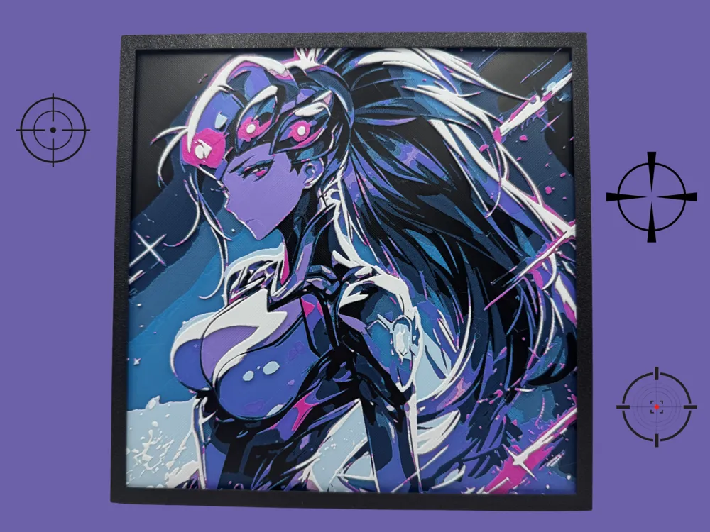 Widowmaker - Overwatch Hueforge