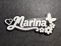 Marina Türschild 2-Farbig | Ready-to-Print 3MF