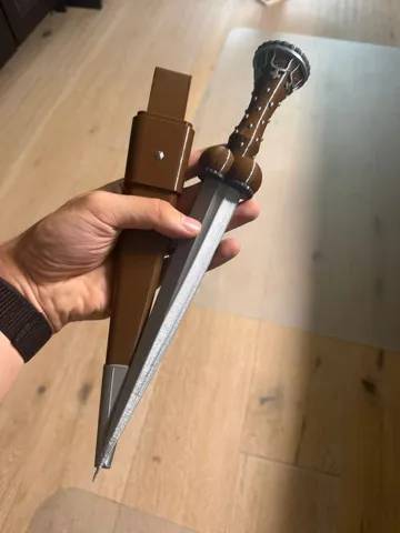 Letrero o emblema decorativo: Medieval Bollocks Dagger with Sheath — vista de referencia 4