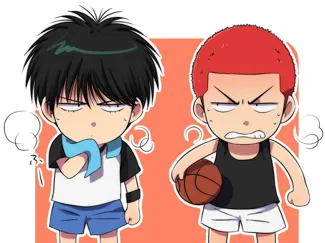 slam dunk Sakurgi and Rukawa