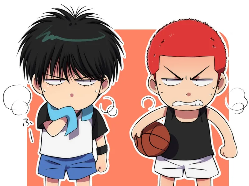 slam dunk Sakurgi and Rukawa