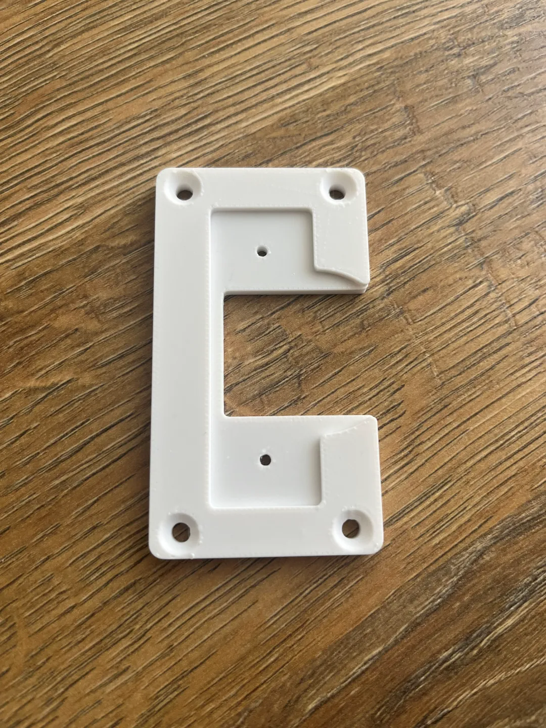 Cabinet hinge repair plate view 4