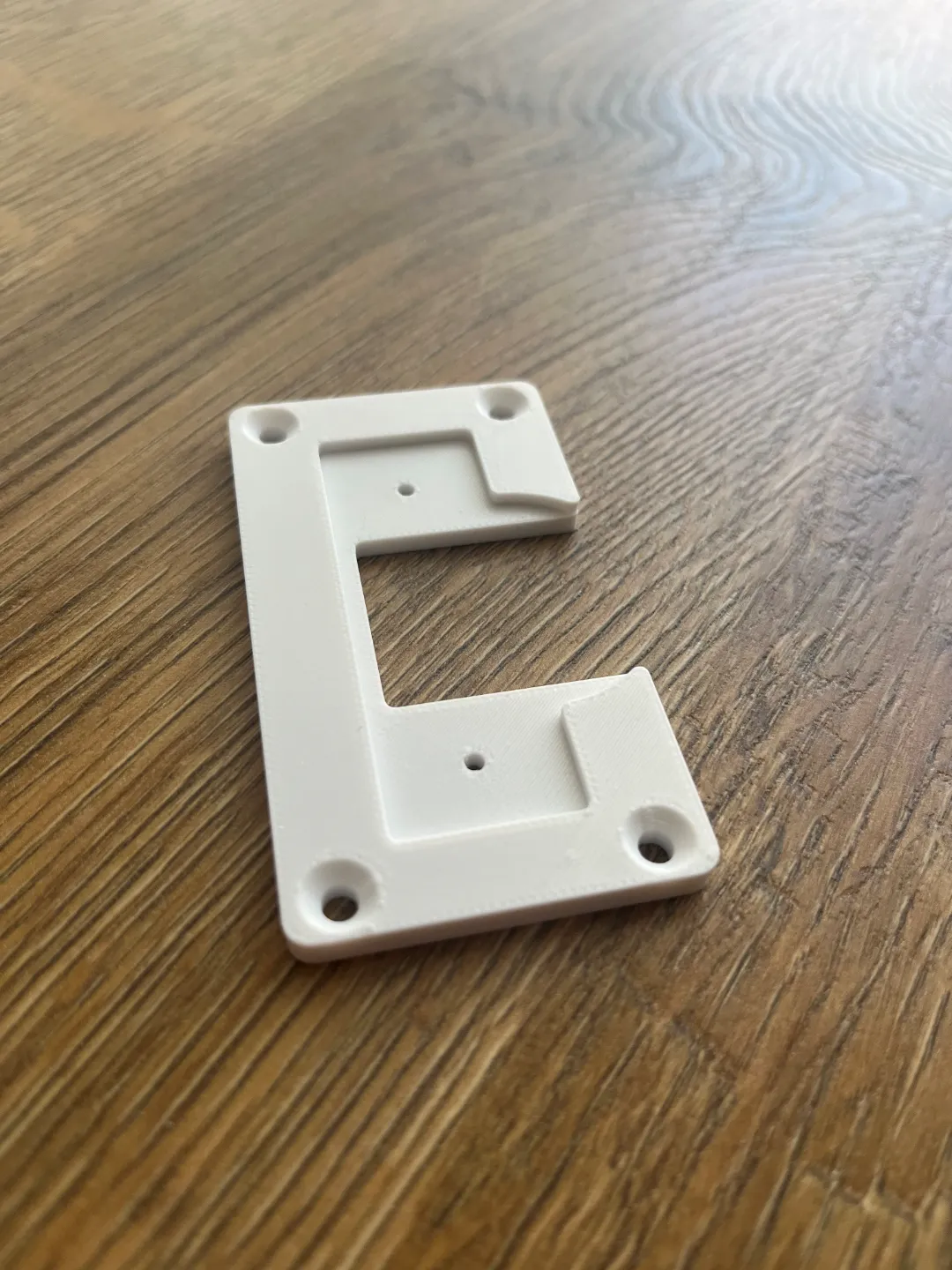 Cabinet hinge repair plate view 3