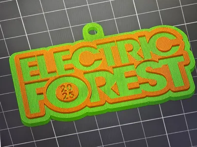 Electric Forest 2025 keychain